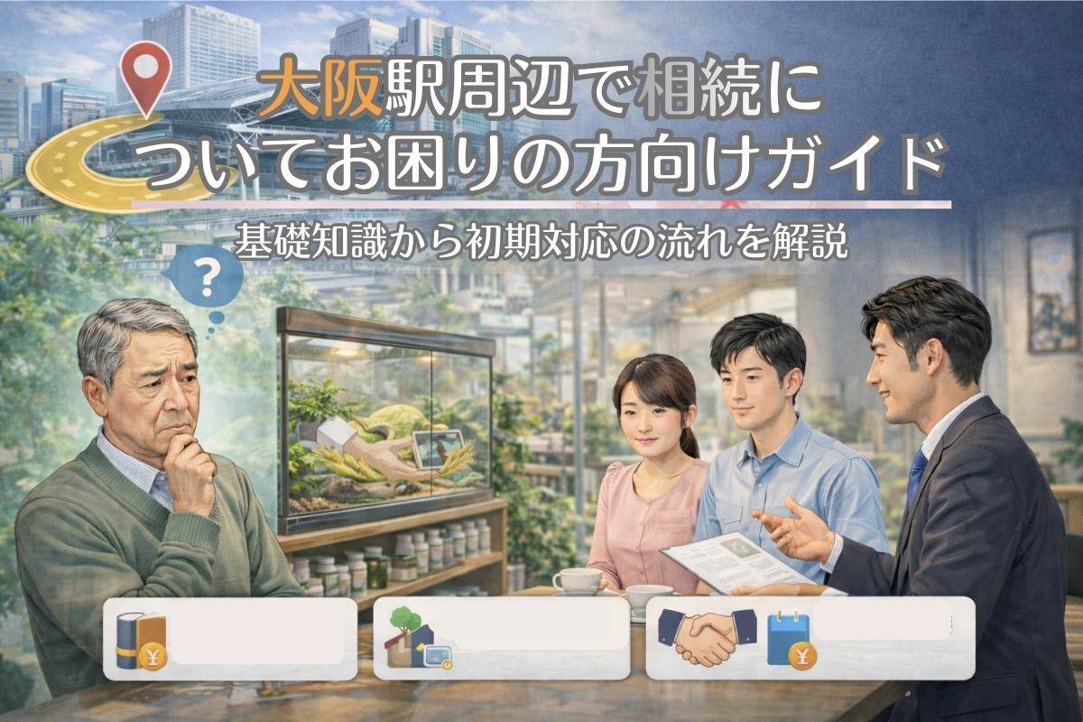 大阪駅周辺で相続についてお困りの方向けガイド・基礎知識から初期対応の流れを解説